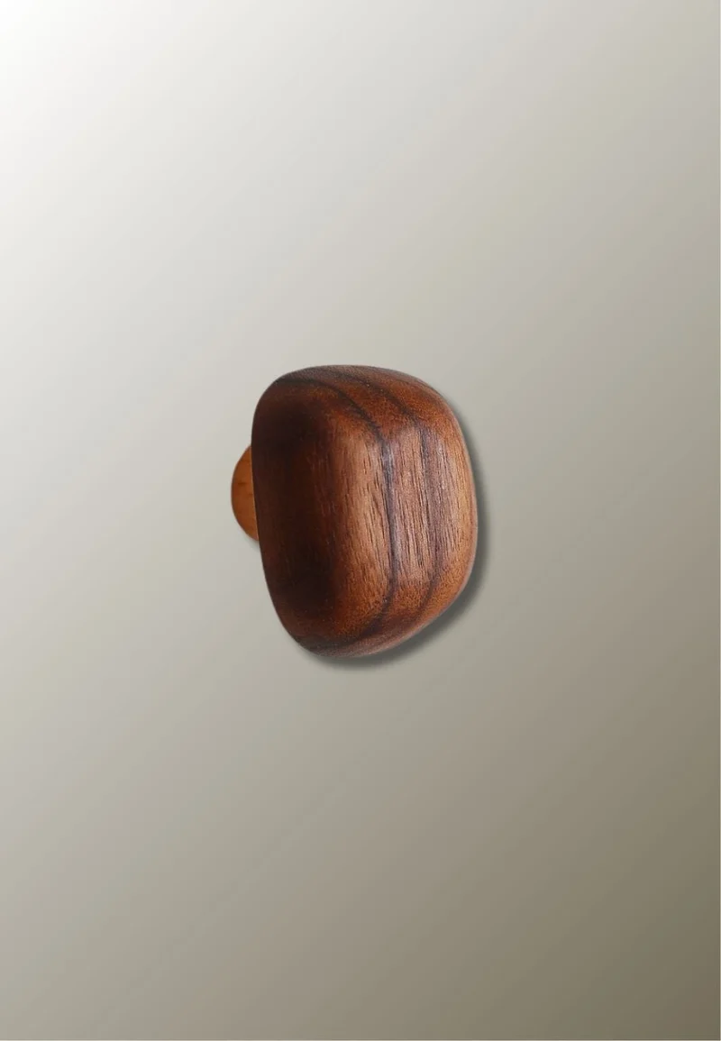 Patère porte manteau en bois Champignon Carré