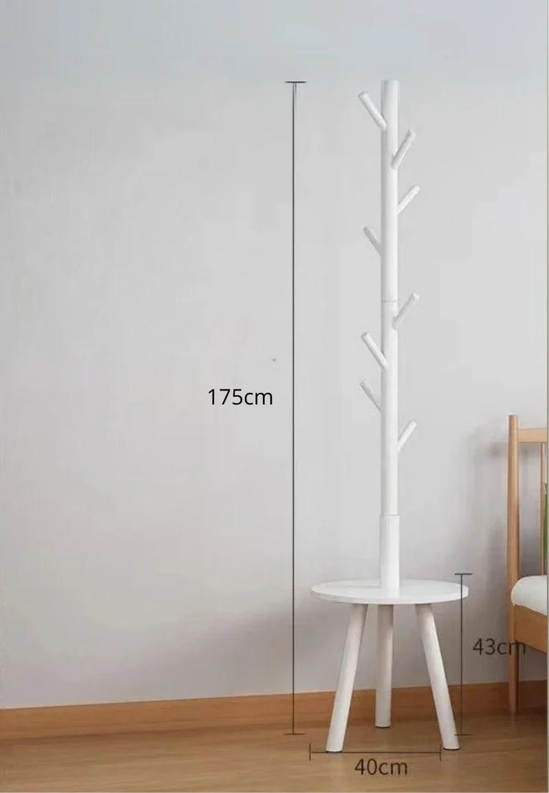 Porte manteau sur pied arbre tripode Blanc