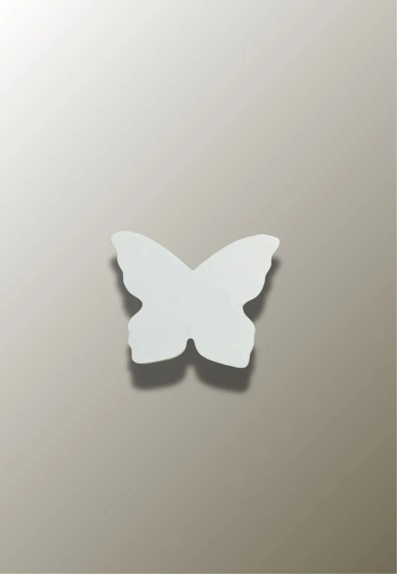Porte manteau enfant Papillon Blanc