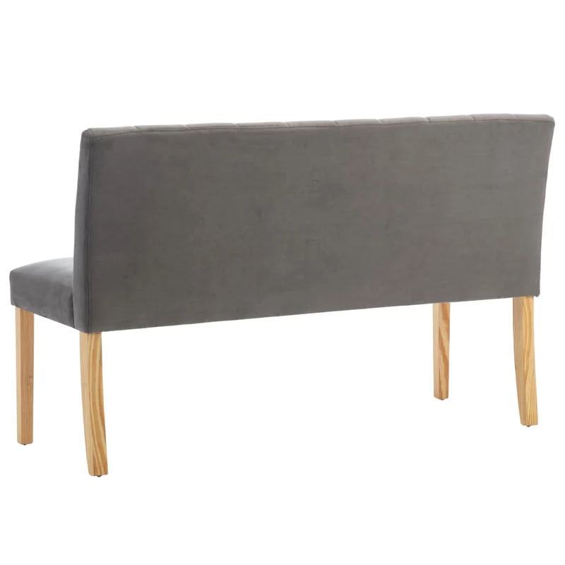 Banc en Bois avec Dossier pour Salle à Manger