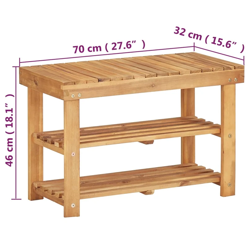 Banc Etagère Salle de Bain