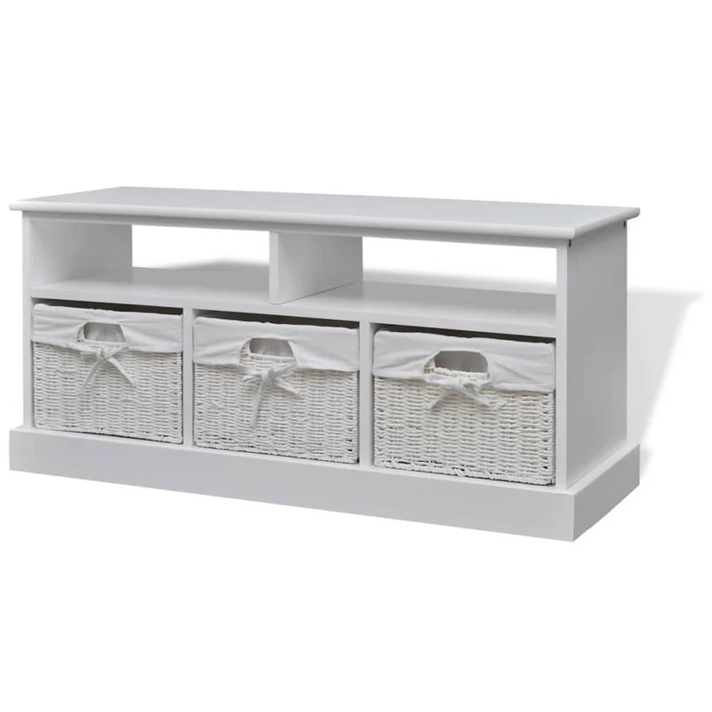 Petit Banc d'Entrée Blanc