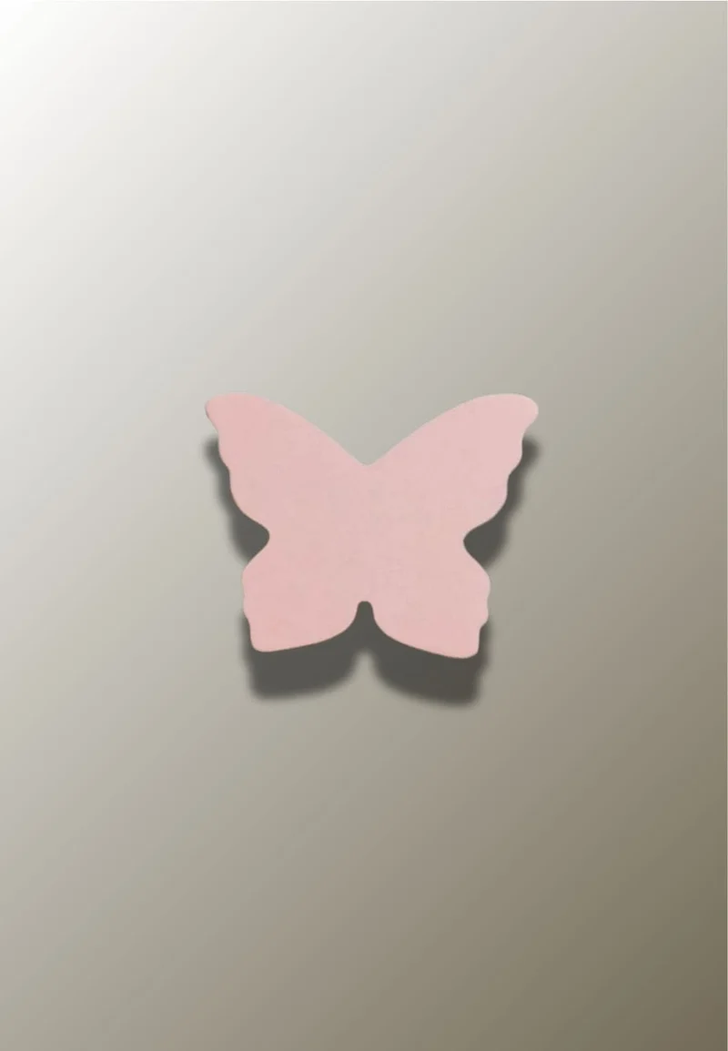 Porte manteau enfant Papillon Rose