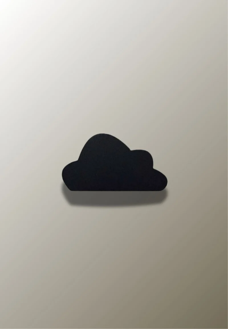 Porte manteau enfant Nuage Noir 2