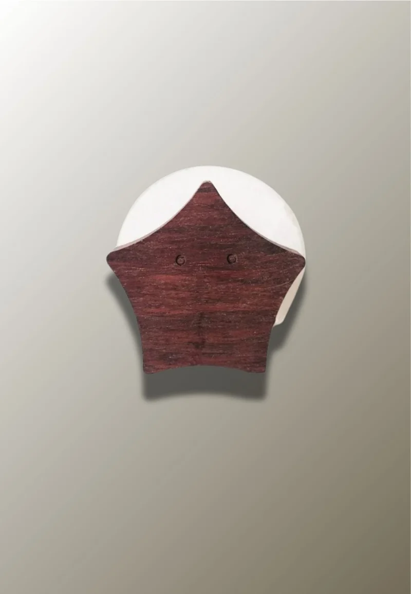Porte manteau enfant Etoile en bois