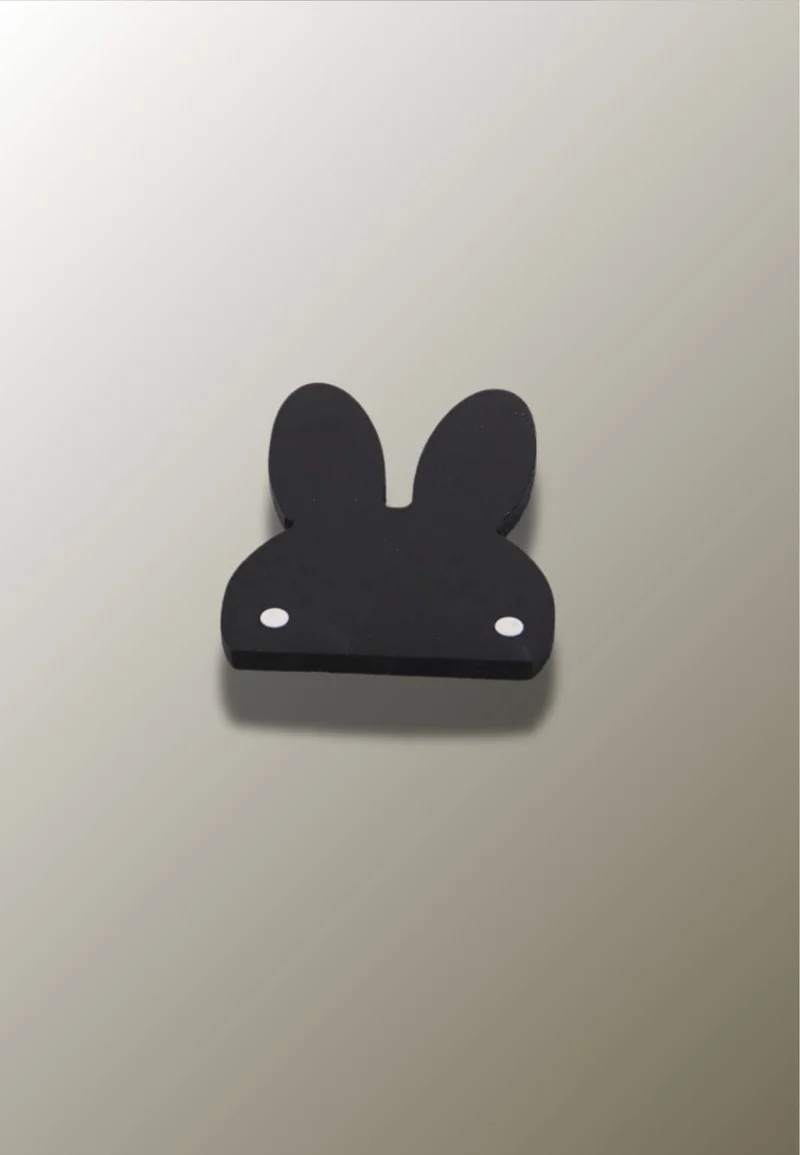 Porte manteau enfant Lapin Noir