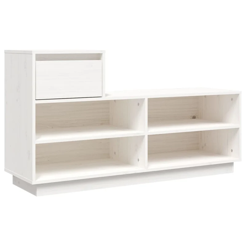 Banc d'Entrée avec Rangement Blanc