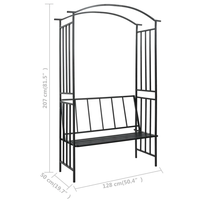 Banc de Jardin avec Arche