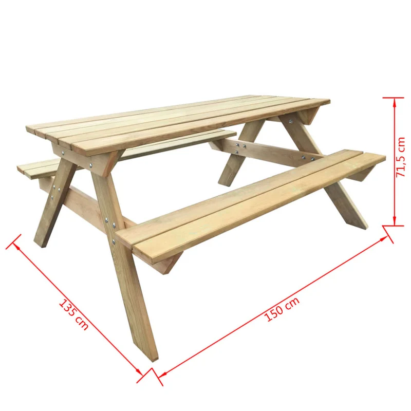 Banc et Table de Jardin