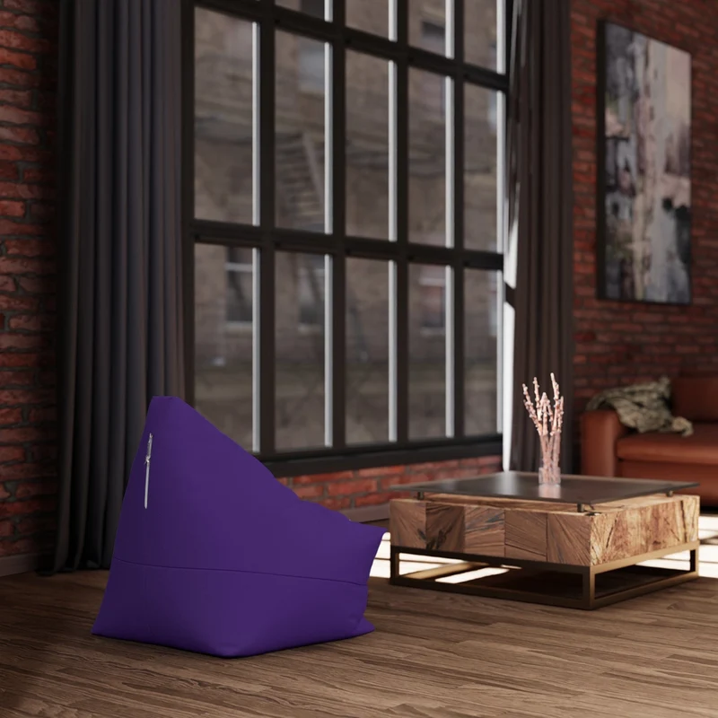 Pouf Poire Violet