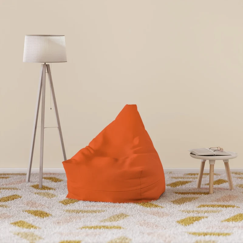 Pouf Poire Orange