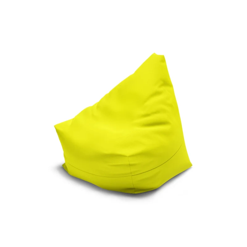 Pouf Poire Jaune