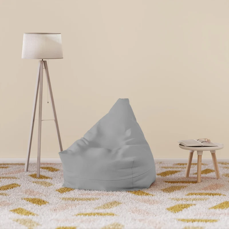 Pouf Poire Gris Clair