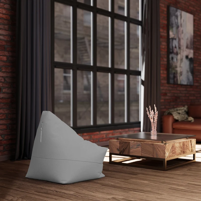 Pouf Poire Gris Clair