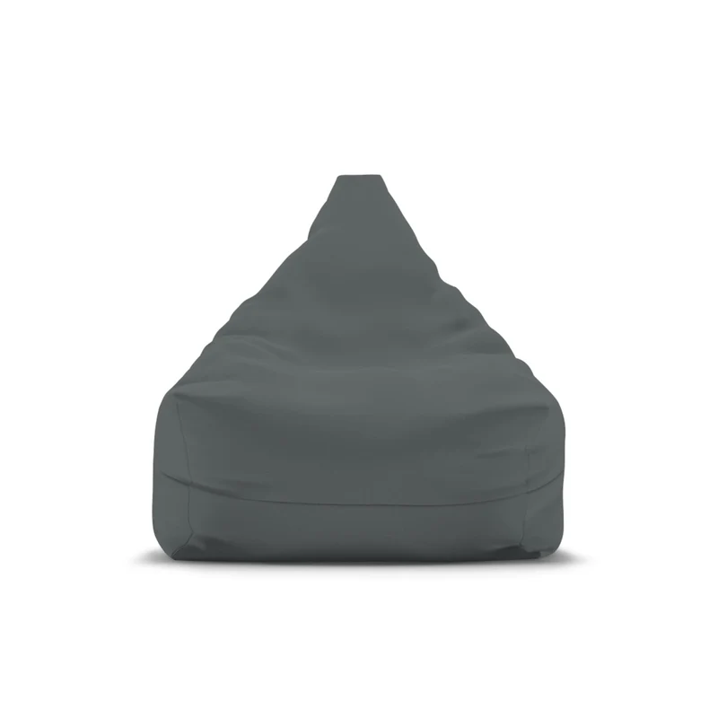 Pouf Poire Gris Anthracite
