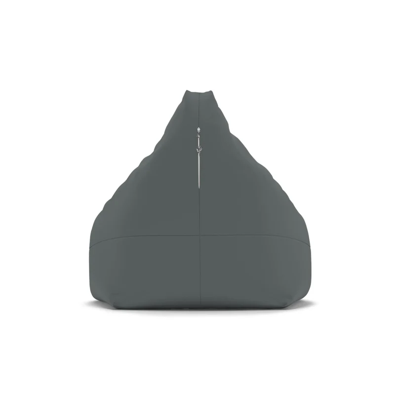 Pouf Poire Gris Anthracite
