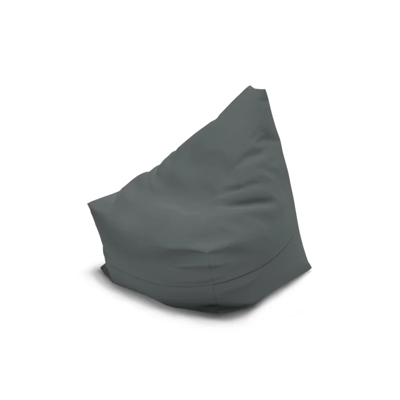 Pouf Poire Gris Anthracite
