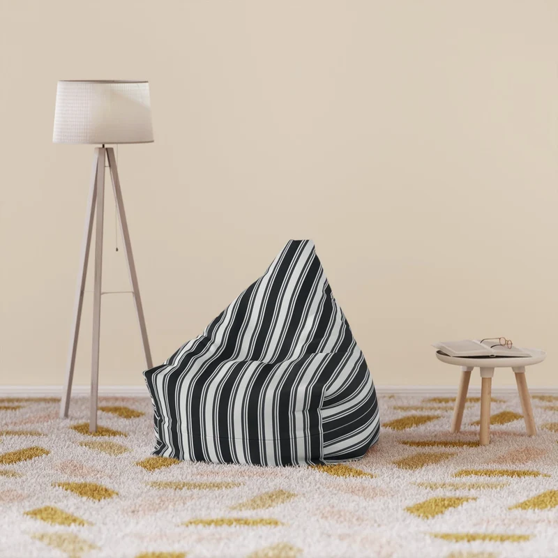 Pouf Rayé