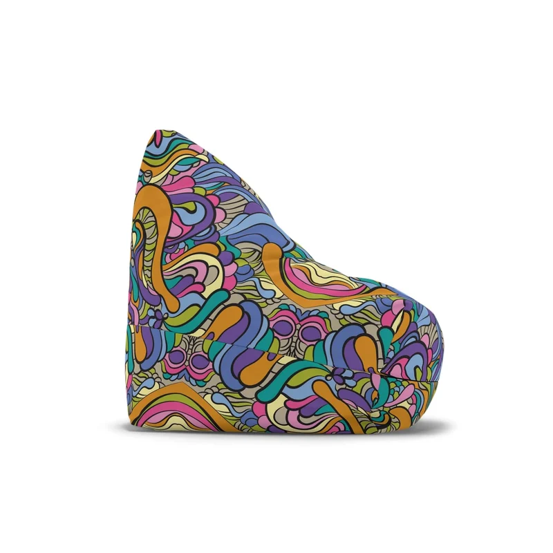 Pouf Poire Multicolore