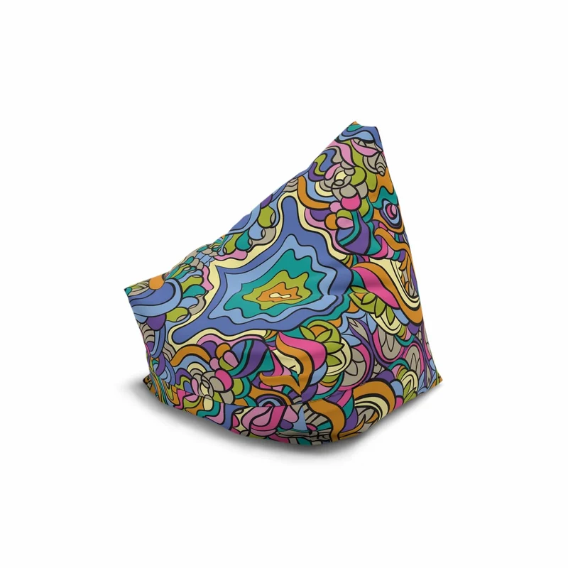 Pouf Poire Multicolore