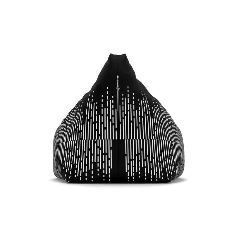 Pouf Noir et Blanc