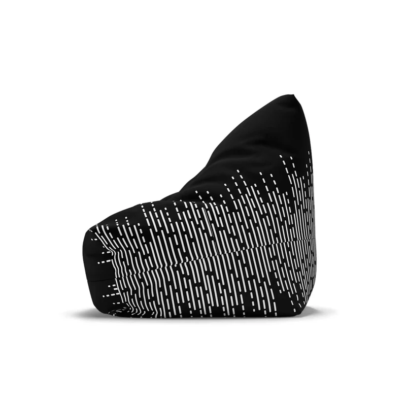 Pouf Noir et Blanc