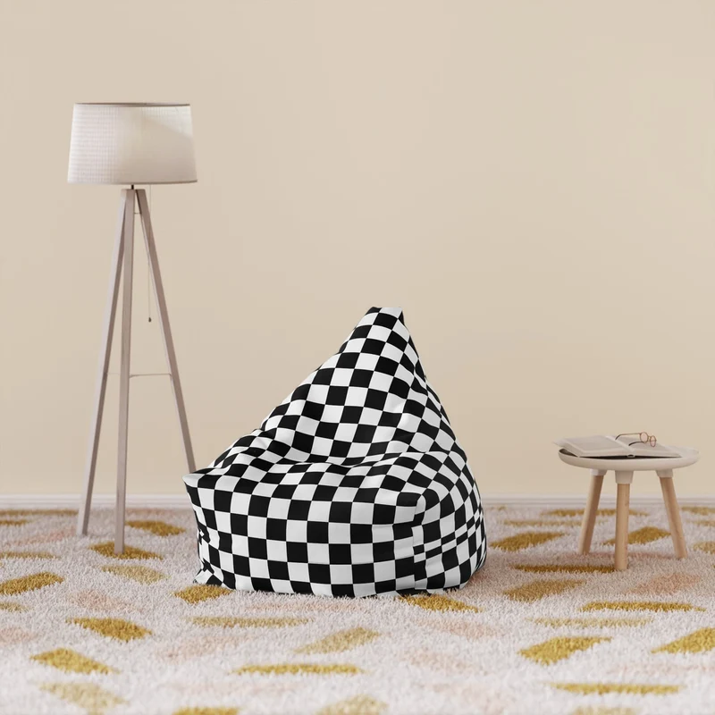 Pouf à Carreaux