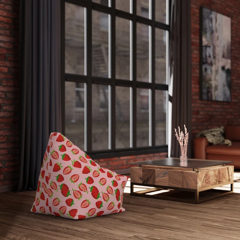 Pouf Fraise