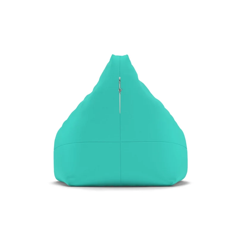 Pouf Poire Bleu Turquoise