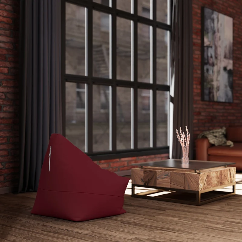 Pouf Poire Bordeaux