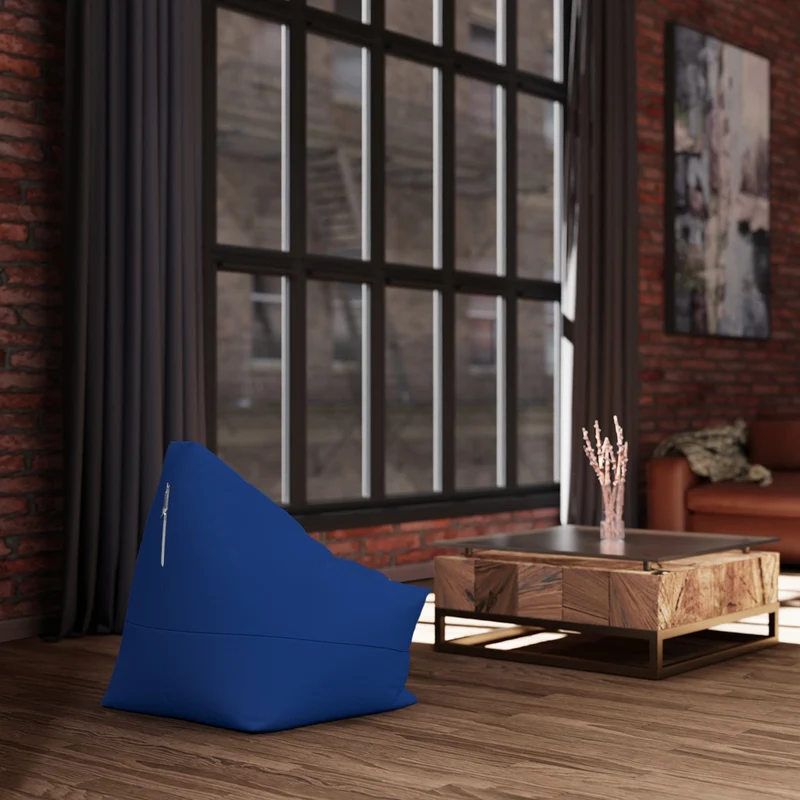 Pouf Poire Bleu Marine