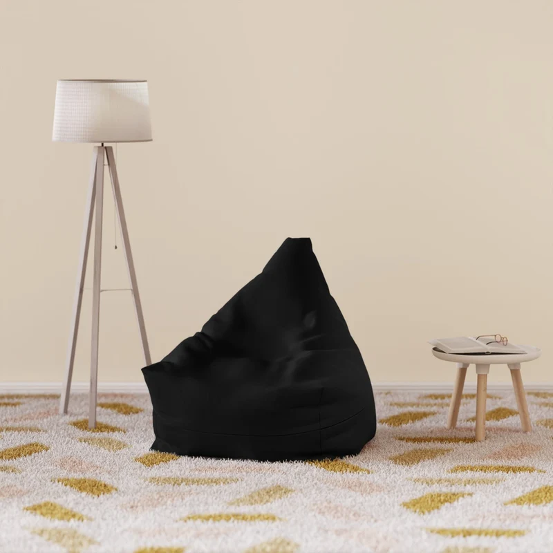 Pouf Poire Noir