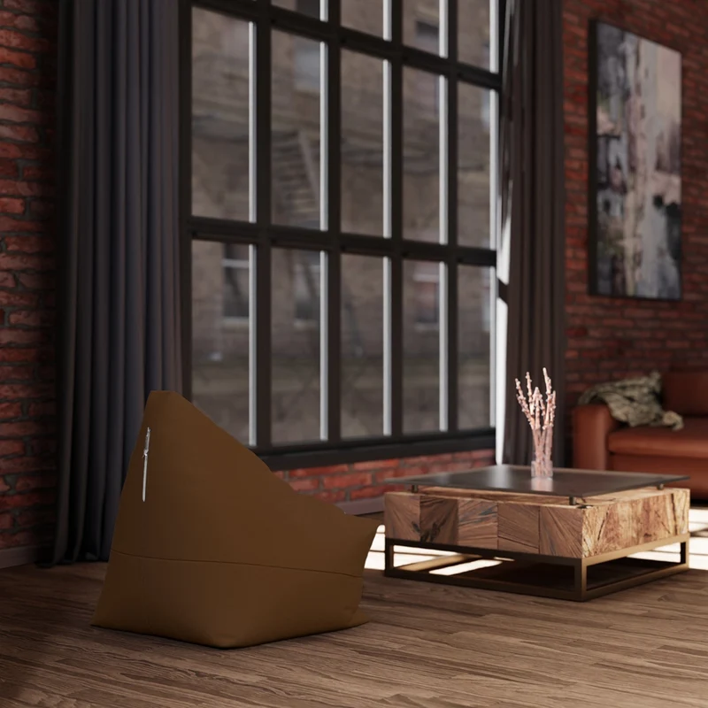 Pouf Poire Marron