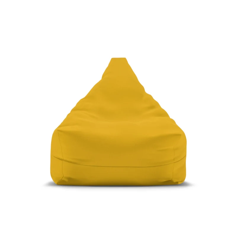 Pouf Poire Jaune Moutarde