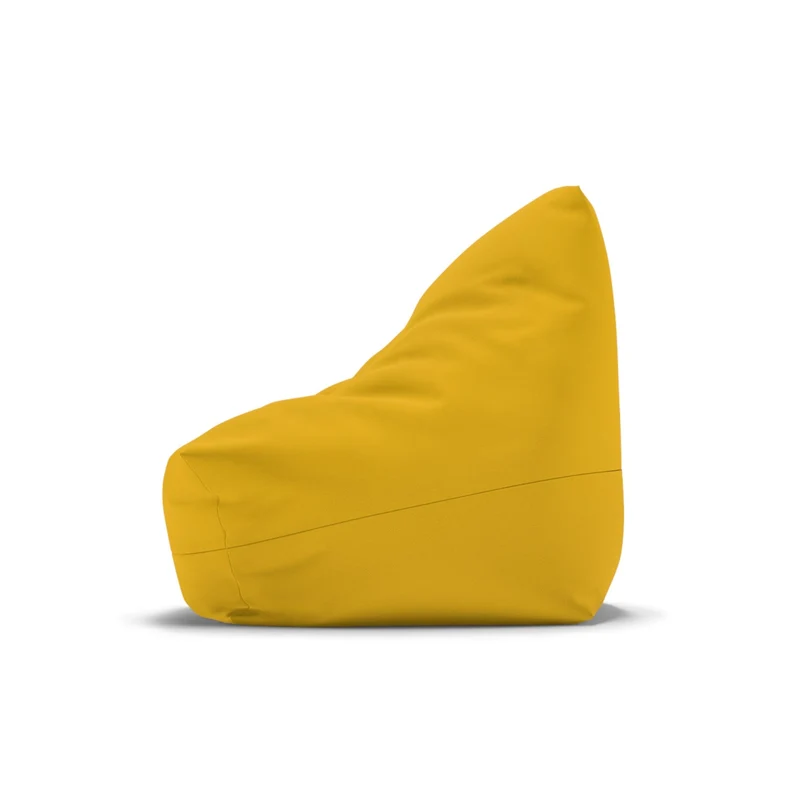 Pouf Poire Jaune Moutarde