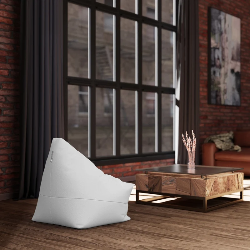 Pouf Poire Blanc