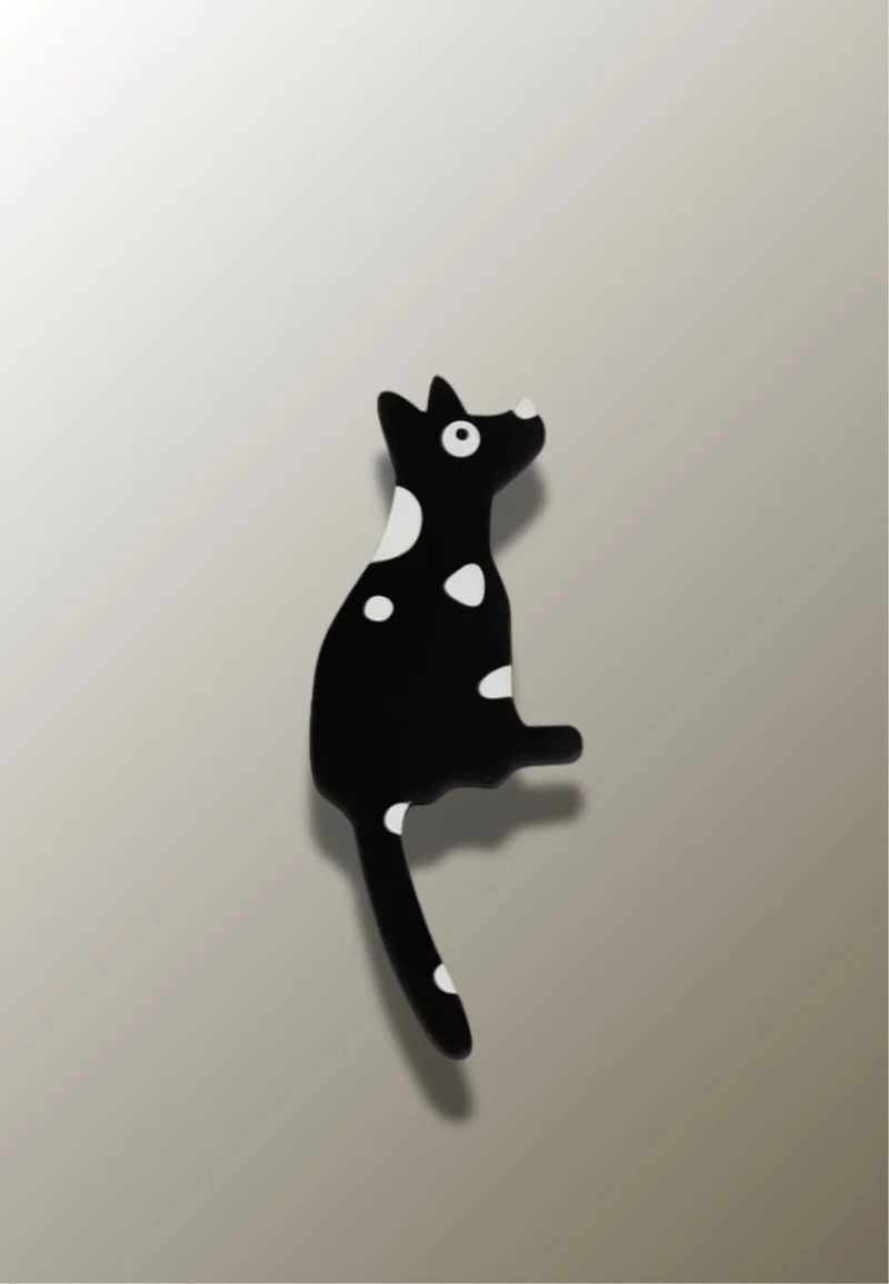 Porte manteau enfant Chien Noir