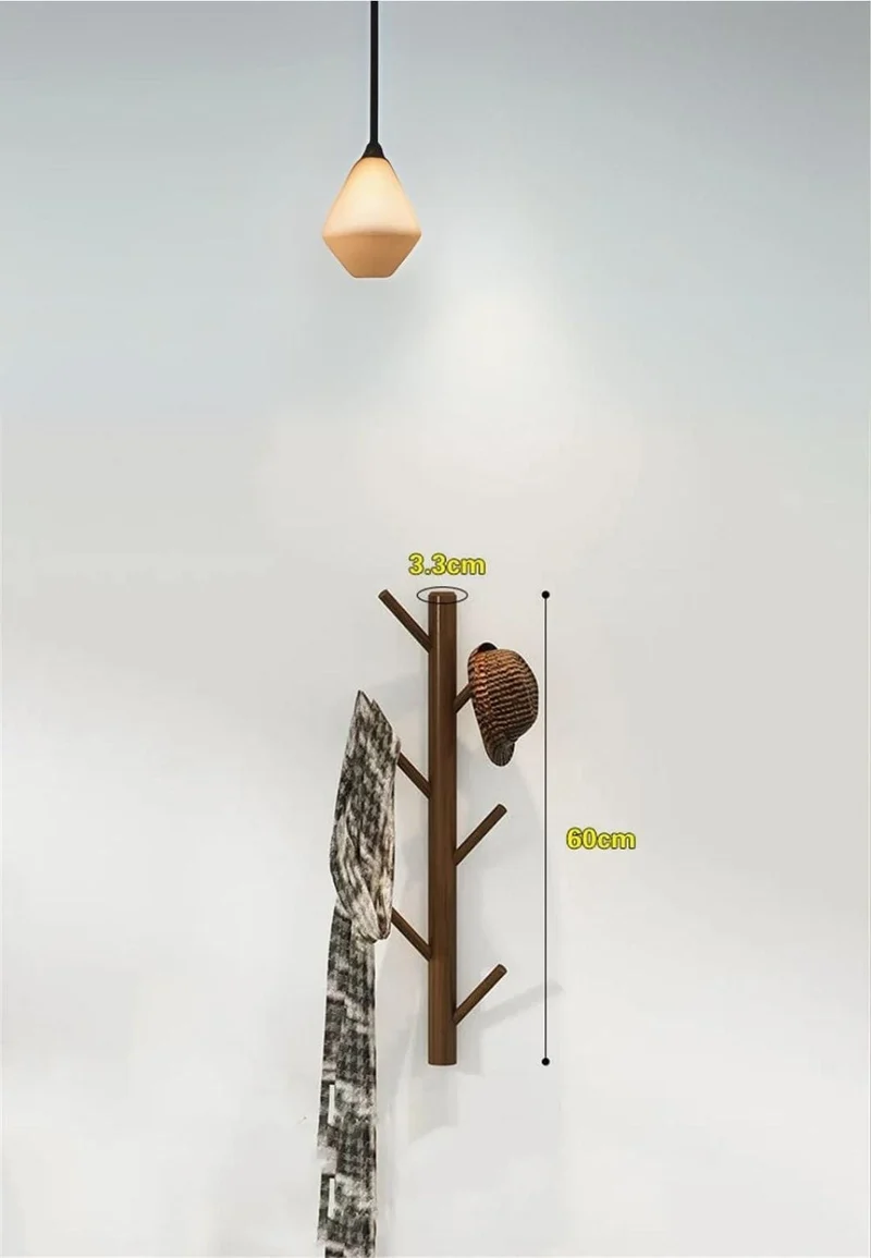 Porte manteau mural arbre mini café