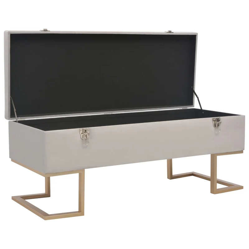 Banc Coffre Velours