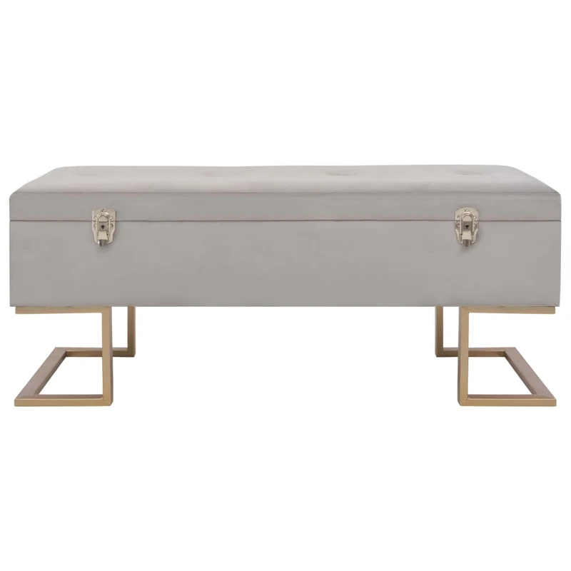 Banc Coffre Velours