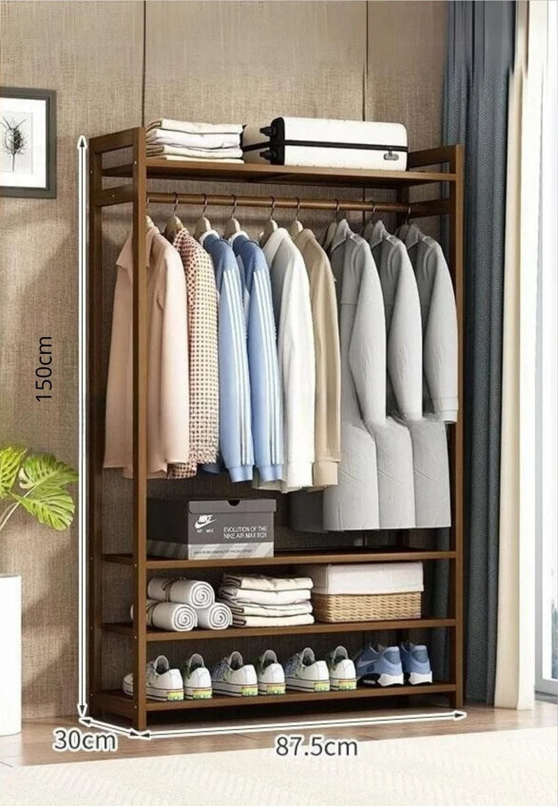 Meuble porte manteau chaussure en bois Aéré 90