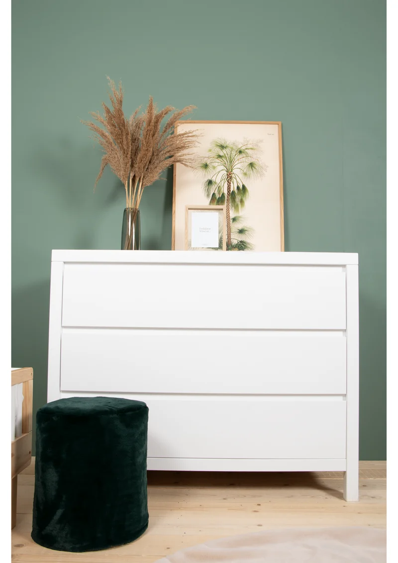 Pouf Velours Vert