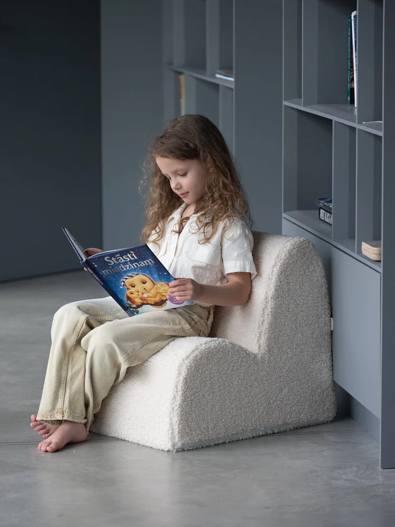 Pouf Enfant Nuage Blanc