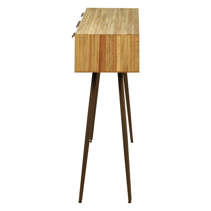 Console teck recyclé 120cm