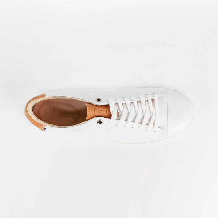 Basket Made In France femme - Abélia Blanche
