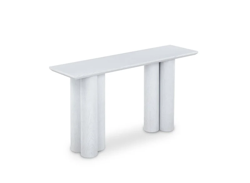 Console blanche pieds forme organique ROSALIA