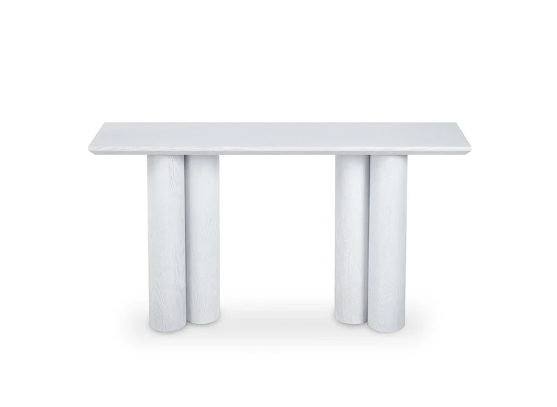 Console blanche pieds forme organique ROSALIA