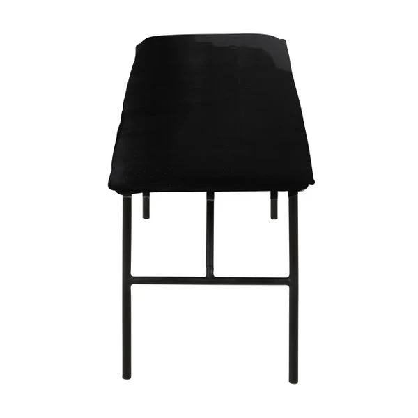 Banc velours noir