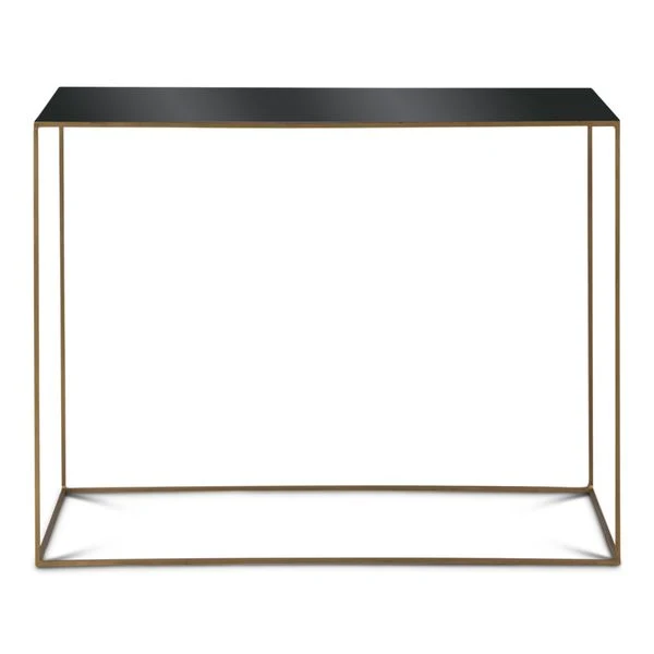 Console métal bleu
