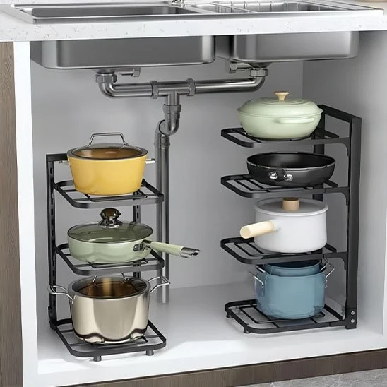 Étagère cuisine Modulable Rangement Gain de Place